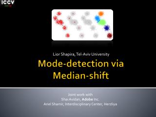 Mode-detection via Median-shift