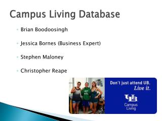 Campus Living Database