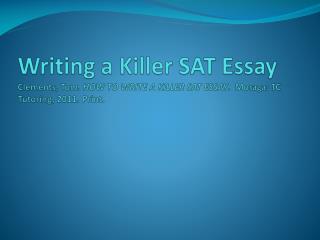 Why prepare and study exemplars?