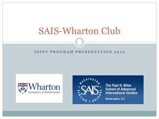 SAIS-Wharton Club