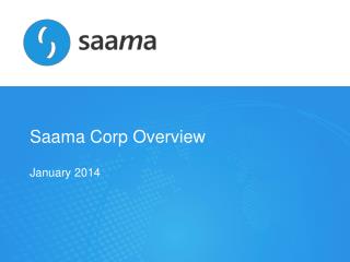 Saama Corp Overview