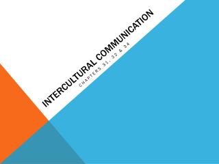 Intercultural Communication
