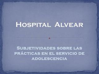 Hospital Alvear