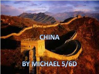 CHINA BY MICHAEL 5/6D