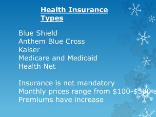 Health Insurance Types