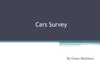 Cars Survey