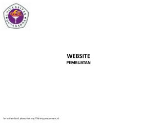 WEBSITE PEMBUATAN