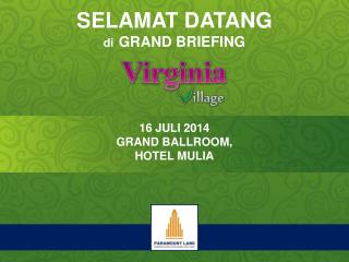 SELAMAT DATANG di GRAND BRIEFING