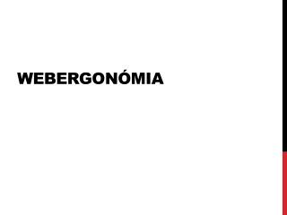 Webergonómia