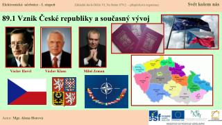 89.1 Vznik České republiky a současný vývoj