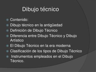 Dibujo técnico