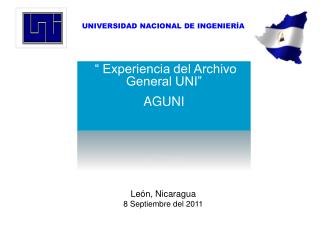 UNIVERSIDAD NACIONAL DE INGENIERÍA