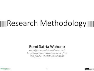 Research Methodology