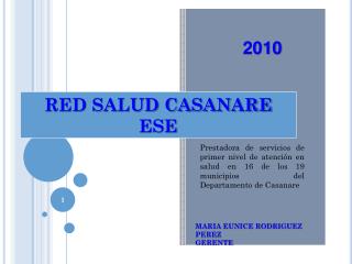 RED SALUD CASANARE ESE