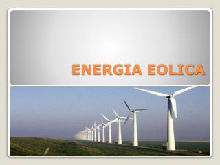 ENERGIA EOLICA