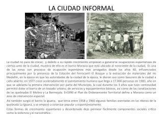 LA CIUDAD INFORMAL