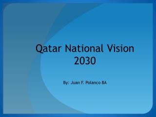 Qatar National Vision 2030