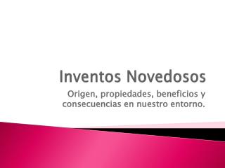 Inventos Novedosos