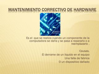 Mantenimiento correctivo de hardware