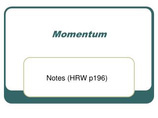 Momentum