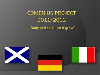 COMENIUS PROJECT 2011/2012