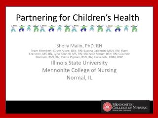 Partnering for Children’s Health