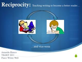 Reciprocity : Teaching writing to become a better reader… …and vice-versa