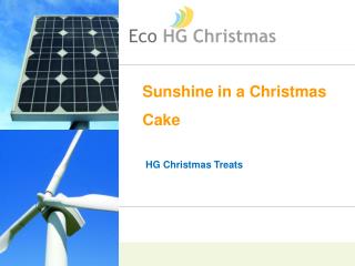 Sunshine in a Christmas Cake