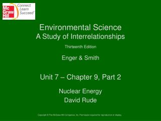 Unit 7 – Chapter 9, Part 2