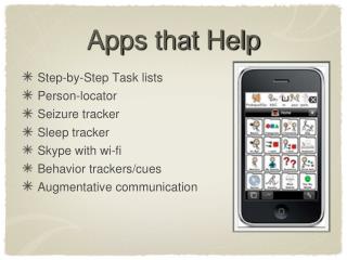 Apps that Help