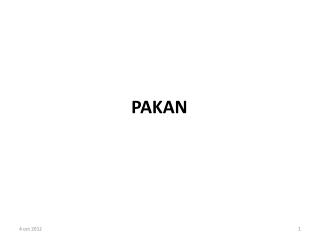 PAKAN