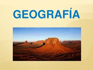 GEOGRAFÍA