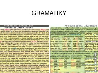 GRAMATIKY