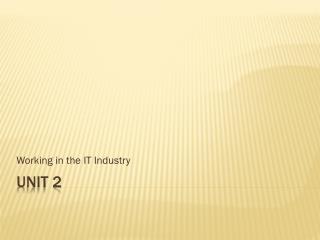 Unit 2