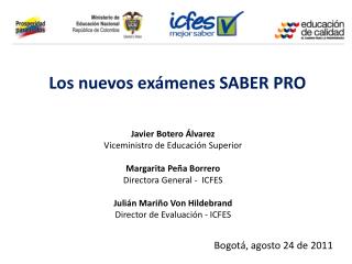 Los nuevos exámenes SABER PRO