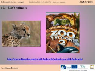 12.1 ZOO animals