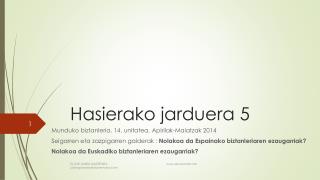 Hasierako jarduera 5