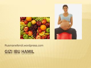 Gizi Ibu Hamil