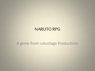 NARUTO RPG