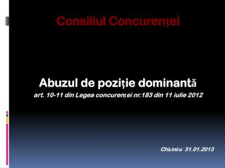 Consiliul Concurenței