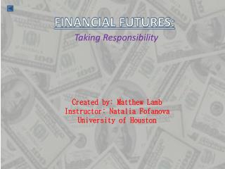 FINANCIAL FUTURES: