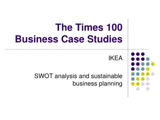 The Times 100 Business Case Studies