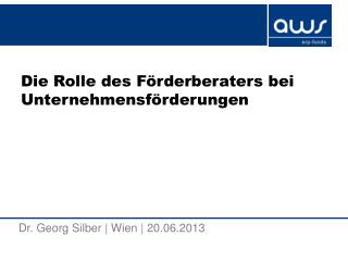 Die Rolle des Förderberaters bei Unternehmensförderungen