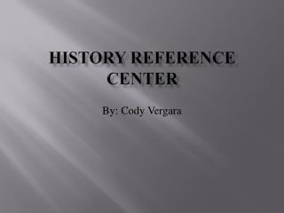 History Reference Center