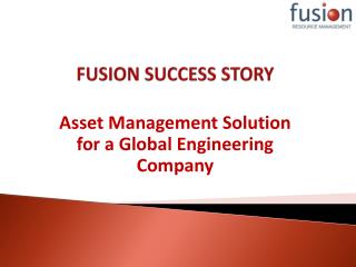 FUSION SUCCESS STORY