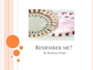 Remember me?