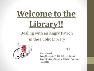 Welcome to the Library!!