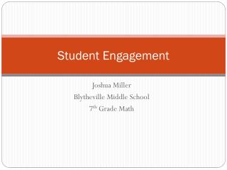 Student Engagement
