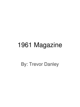 1961 Magazine