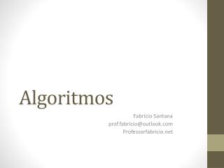 Algoritmos